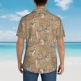 thumbnail image 6 of Daiia Cactus Alpaca Hawaiian Shirt for Men Gentle Cotton Regular Short Sleeve Casual-3X-Large, 6 of 9