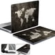 thumbnail image 3 of Funda izÜg dura, carcasa compatible con MacBook AIR 13 M2 modelo A2681 Diseño Mapa negro, 3 of 5