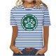 thumbnail image 1 of Camisetas Casuales de Mujer Nueva Moda Impresa Cuello Tripulado Manga Corta, Top Ligero para Diario Y Fiesta, 1 of 4