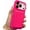 Fluorescent red, variant on Magnetic Liquid Silicone Case for iPhone Air 16 17 15 14 13 12 11 Pro Max with Card Bag Wallet Case for iPhone 17 16 15,Fluorescent red,for iPhone 16 Pro Max