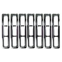 Rugged Ridge by RealTruck Grille Insert Kit for Wrangler TJ | Chrome | 11306.02 | Compatible with 1997-2006 Jeep Wrangler TJ
