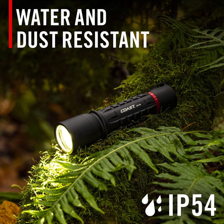 coast rechargeable flashlight 2100 lumens Coast® G22 100 Lumen Bulls-Eye™ Spot Beam LED Penlight, Battery Included Cut through deep darkness Coast XP11R Rechargeable Dual Power