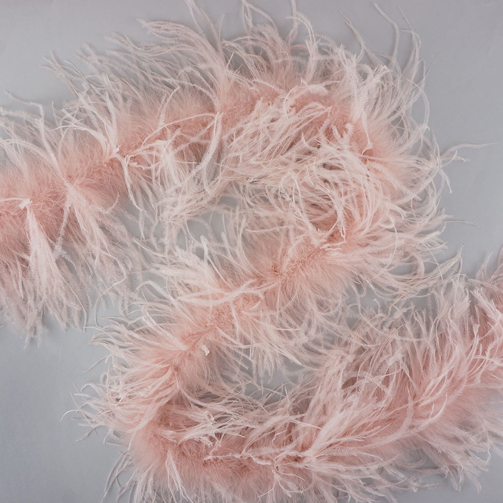 Faux Marabou Feather Boa, 5/12-Ounce, 6-Feet - Pink 