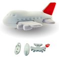 thumbnail image 1 of Ty Beanie Eraserz Airplane Red Beanie Eraserz 8421391318, 1 of 1