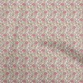 thumbnail image 1 of oneOone Polyester Spandex White Fabric Floral Craft Projects Decor Fabric Printed By The Yard 56 Inch Wide, 1 of 5