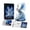 A002- Clear, variant on 3D Bead Craft Kit Adult Blue White Polar Wolf Display Art