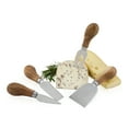 thumbnail image 3 of True Grove Cheese Tool Set Stainless Steel Cheese Knives and Fork, Set of 4, 3 of 5