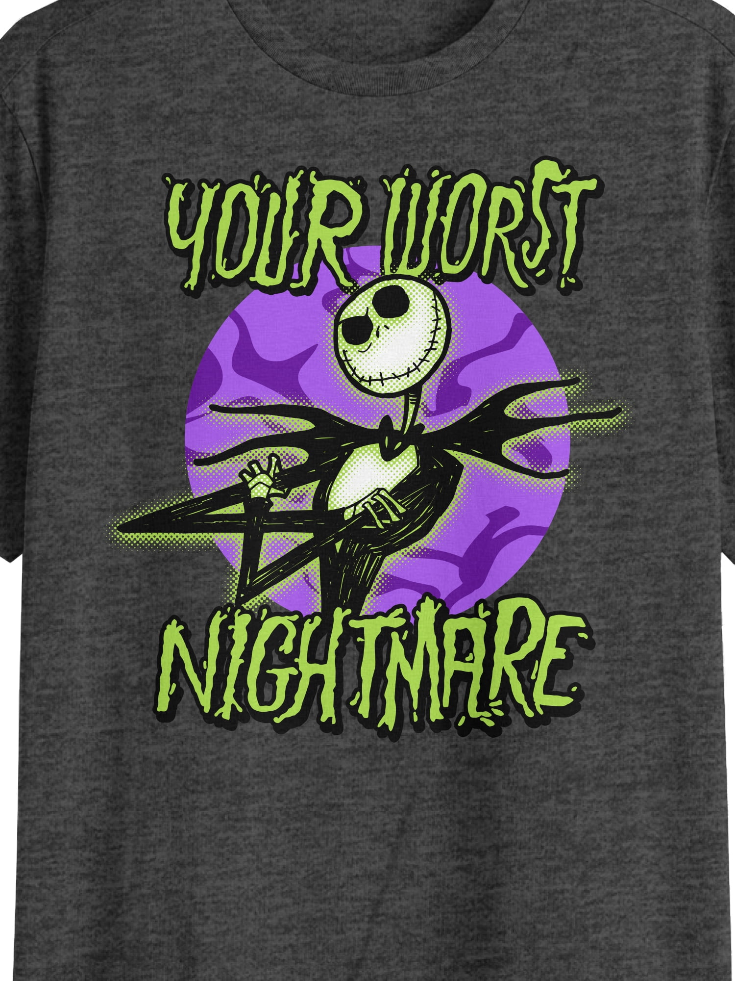 The Nightmare Before Christmas, Men's & Big Men's Halloween Graphic Tee, Sizes XS-3XL