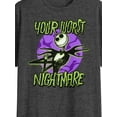 thumbnail image 5 of The Nightmare Before Christmas, Men's & Big Men's Halloween Graphic Tee, Sizes XS-3XL, 5 of 6