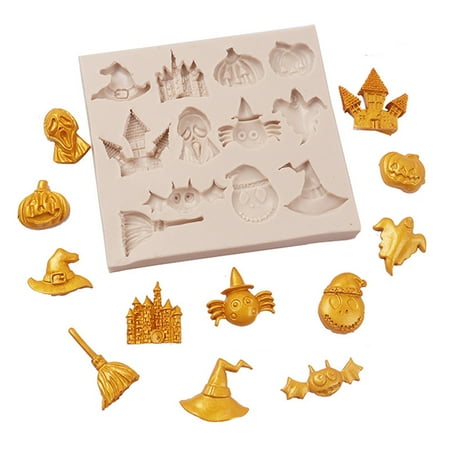

Silicone Fondant Molds Halloween Modeling Halloween Festival Mold Baking Utensil