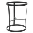 thumbnail image 4 of HUBERT® Display Stand Metal Basket Reversible Black Metal - 14" Dia x 16 3/10 H, 4 of 6