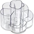 thumbnail image 1 of Tubo de almacenamiento giratorio Organizador de escritorio Soportes de almacenamiento de cosméticos Soporte para esmalte de uñas Soporte para maquillaje dividido Soporte giratorio La mascota para gir, 1 of 5