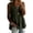 *Army Green, variant on Women's Crew Neck Sleeveless Pleated Peplum Tank Top, Loose-Fit Casual Flowy Summer Blouse Khaki,Women's Plus S