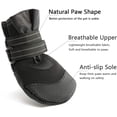 thumbnail image 3 of Protective Boots, 4 Pieces Dog Shoes Non-Slip Soft Sole For Small To Medium Dogs (6#), 3 of 5