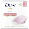 Dove Beauty Bar Gentle Cleanser For Softer And Smoother Skin Pink More Moisturizing Than Ordinary Bar Soap 3.75 Oz 10 Bars, Pack Of 6