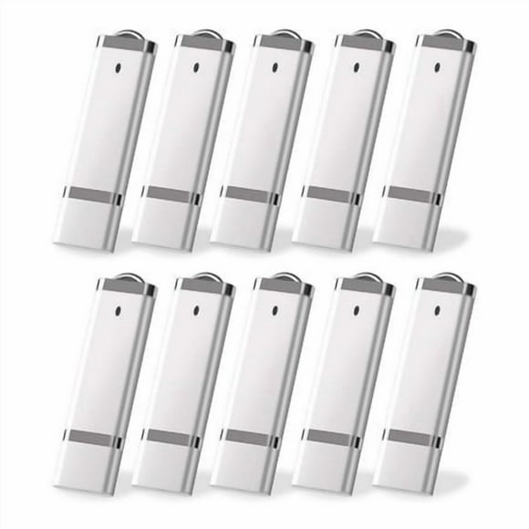 16 Gb Flash Drive 10 Pack 16G Usb Flash Drive Kexin 16Gb Thumb Drive Multipack Usb Drives Jump Drives Silver