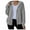 Gray, variant on Aoochasliy Womens Cardigan Clothes Hooded Zipper Cardigan Thick Knit Sweater Jacket Big Coat
