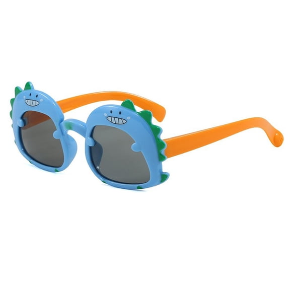 HBMYN Dinosaur Cartoon Toddler Sunglasses for Kids Aged 2-6,Uv400 Protection,Secure Fit for Outdoor Play