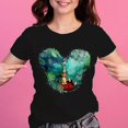 thumbnail image 1 of Cute Mickey Mouse Stitch Women's Casual Tops Harajuku Fashion Women's T-Shirts New Women's Crew Neck Tops Women's Short SleevesM Gao Jinjia LED, 1 of 2