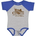 thumbnail image 3 of Inktastic Real Cowboys Boys or Girls Baby Bodysuit, 3 of 5