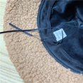 thumbnail image 6 of CoCopeaunts Plain Color Bucket Hat Women's Autumn Winter Lamb Hair Brim Thickened Warm Fisherman Hat Collapsible Compressible, 6 of 8