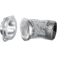 thumbnail image 2 of Magnetic Dryer Vent Coupling DV180 Airtight Seal Dryer Vent Connector Kit Easy to Clean Quick Connector Including a 2.6ft 4" Duct and two Clamps, Gray, 2 of 7