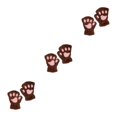thumbnail image 2 of Minnieouse Guantes sin dedos de garra de oso de moda para una amplia aplicación Guantes de medio dedo Guantes de garra de oso S café oscuro Type1 NO1, 2 of 6