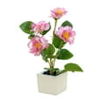 thumbnail image 1 of Artificial Flowers in Vase Flower Arrangement Fake Rose Peony Hydrangea Flower Centerpieces for Table Living Room - Potted Flowers, 1 of 8