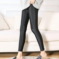 thumbnail image 3 of Pantalones elásticos ajustados de cintura alta para mujer, mallas de invierno para adelgazar, para correr, talla S S, 3 of 7