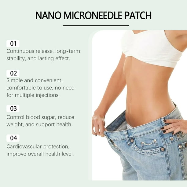 GIP+GLP-1 Nano Microneedle Patch 4pcs (Pack of 2), 7-day Body Shaping, 2-hour Fast-Acting Microcarts GIP+GLP-1 Nano Microneedle Patch 4pcs (Pack of 2), 7-day Body Shaping, 2-hour Fast-Acting Microcarts