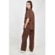thumbnail image 3 of Conjunto casual blusa + pantalon Roman Fashion /Juvenil, 9006 (Cafe) cafe CH, 3 of 5