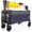 Grey&purple, variant on Collapsible Wagon Cart Foldable - Lightweight Portable Heavy Duty Folding Beach Wagons with Wheels - Outdoor Utility Carts for Grocery, Camping, Shopping, Sports, Garden with Large Capacity
