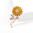 thumbnail image 1 of unbranded Girasol Amarillo De Aleación Para Con Delicado Y Decorativo, 1 of 8