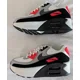 thumbnail image 1 of Nike Air Max 90 LV8 FD4328 101 woman white black red shoes Brand New, 1 of 6