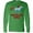 Kelly Green, variant on Inktastic Born to Run Wild- galloping horse Long Sleeve T-Shirt