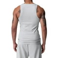 thumbnail image 4 of Men's Premium Cotton Tank Top Breathable Sleeveless Undershirt Ideal For Gym, 4 of 5