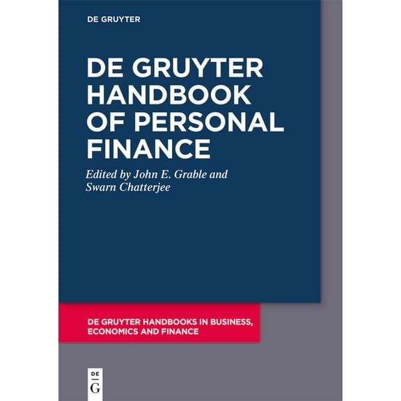 de Gruyter Handbooks in Business, Econom de Gruyter Handbook of Personal Finance, (Paperback)