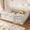 Light White, variant on Full Size Floor Bed with High Fence and Door, Solid Wood Low-Profile Montessori-Style Bed for Bedroom, Playroom, No Box Spring Needed, Natural