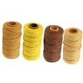 thumbnail image 3 of 4 Rouleaux de Corde en Coton Tressé Multifonctionnel 2mm d'Épaisseur pour Bricolage (Café, Jaune, Marron, Style Kaki, 100 Yards Chacun), 3 of 8