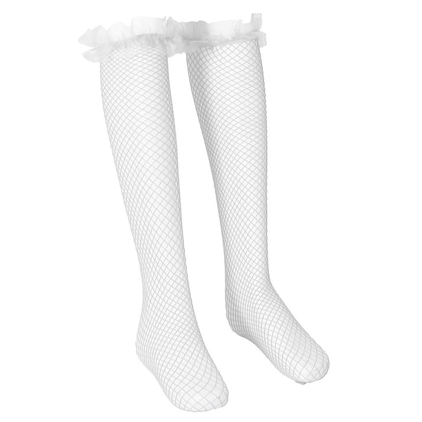 Medias de malla Salvador Medias de mujer 40-80 cm Blanco