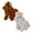 #05 2PCS - Brown & White, variant on Nicoo - My Realistic Robot Pony Can Walks, Barks, and Wags Its Tail, Interactive Ponypal Life Like Robot Horse, Interactivepony Realisticpony (Yellow)