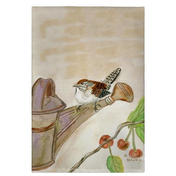 Betsy Drake GT268 Carolina Wren Guest Towel - 20 x 20 in.