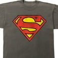 thumbnail image 2 of Superman Logo Adult Pepper Black Crew Neck Short Sleeve T-shirt-3XL, 2 of 3