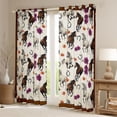 thumbnail image 2 of Homewish Western Horse Animal Black Out Curtains for Teen, Floral Flower Curtains Pack of 2 (42x63 Each), Vintage Rustic Farmhouse Bedroom Curtains, Curtains and Drapes Bedroom Decor, 2 of 6