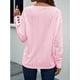 thumbnail image 3 of TcIFE Blusa Elegante de Mujer con Cuello en V y Manga Larga de Botones Puño y Ganchillo de Encaje Casual Tops, 3 of 3