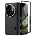 thumbnail image 1 of Genuine Leather Case For Oneplus Open, Built-in Screen Protector All-inclusive Protective Cover With Hinge Protection & Kickstand, 1 of 4