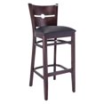 thumbnail image 1 of Tabouret de Bar Lolly en Acajou Noir, 1 of 1
