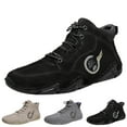 thumbnail image 3 of Oyedens Mens Hiking Boots High Top Fashion Sneakers Water Shoes Non Slip Trail Running Trekking Shoes, 3 of 4