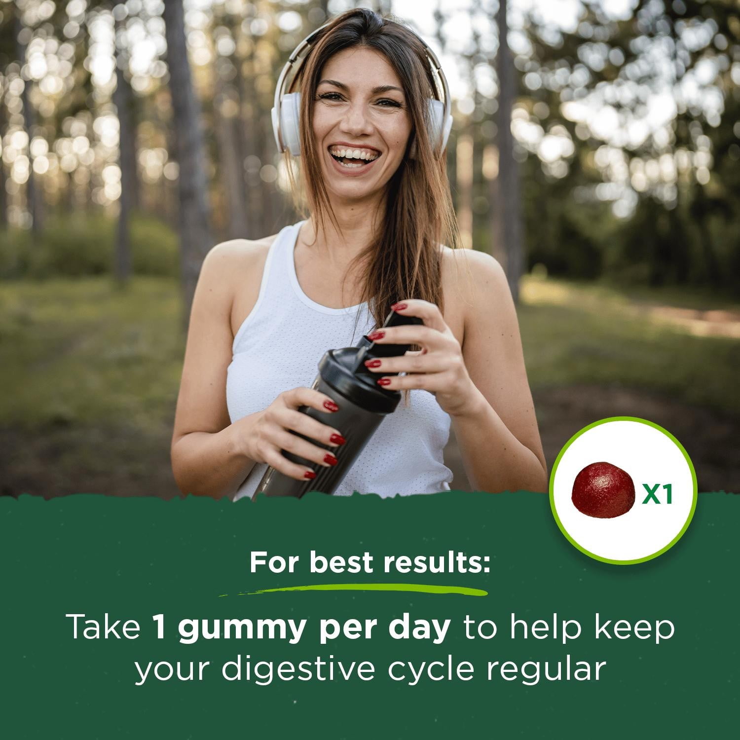 Swanson Probiotic + Prebiotic Gummies - Blackberry 1.5 Billion Cfu 60 Gummies