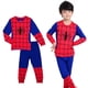 thumbnail image 4 of Conjuntos de pijamas de algodón para niños y niñas, ropa de dormir con dibujos animados de Navidad, de superhéroes, 2020, 4 of 4